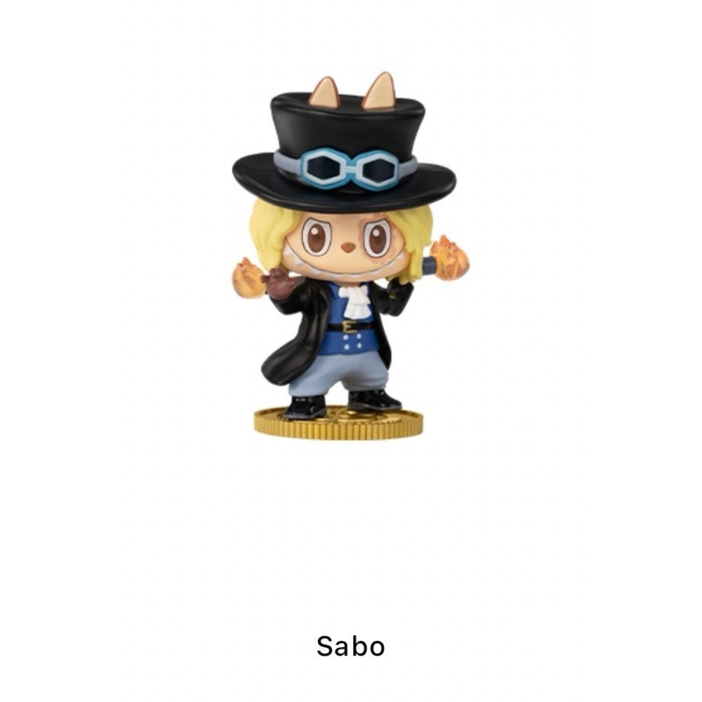 Labubu Pop Mart Monster x One Piece Series‎ Figure SABO Open Box Authentic
